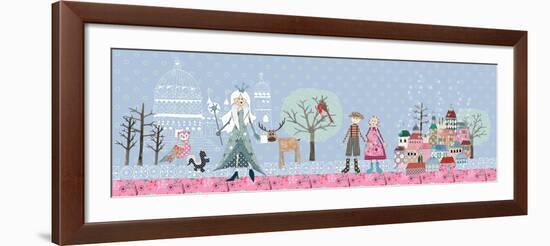 Snow Queen Full Composition-Effie Zafiropoulou-Framed Giclee Print