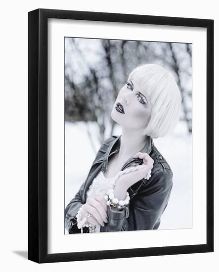 Snow Queen-Winter Wolf Studios-Framed Photographic Print