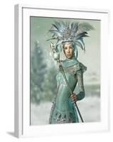 Snow Queen-Atelier Sommerland-Framed Art Print