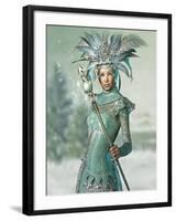 Snow Queen-Atelier Sommerland-Framed Art Print