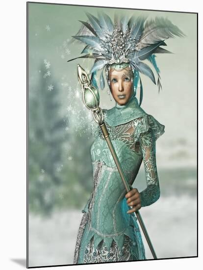 Snow Queen-Atelier Sommerland-Mounted Art Print