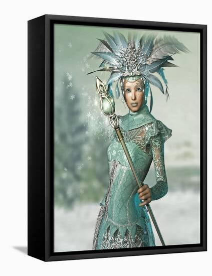 Snow Queen-Atelier Sommerland-Framed Stretched Canvas