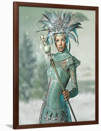Snow Queen-Atelier Sommerland-Framed Art Print