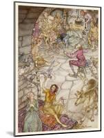 Snow Queen-Arthur Rackham-Mounted Art Print