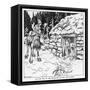 Snow Queen-Arthur Rackham-Framed Stretched Canvas