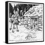 Snow Queen-Arthur Rackham-Framed Stretched Canvas