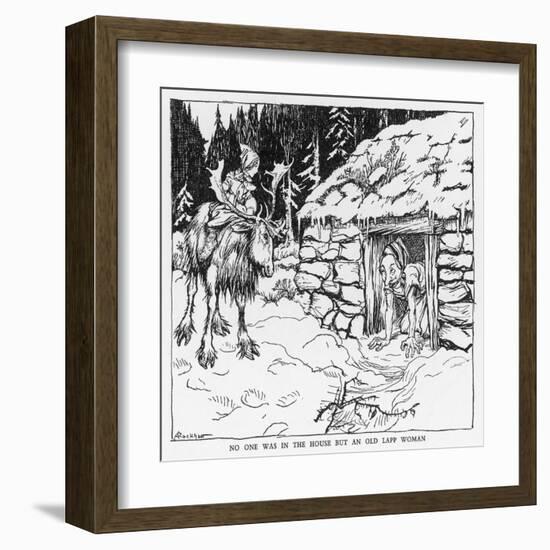 Snow Queen-Arthur Rackham-Framed Art Print