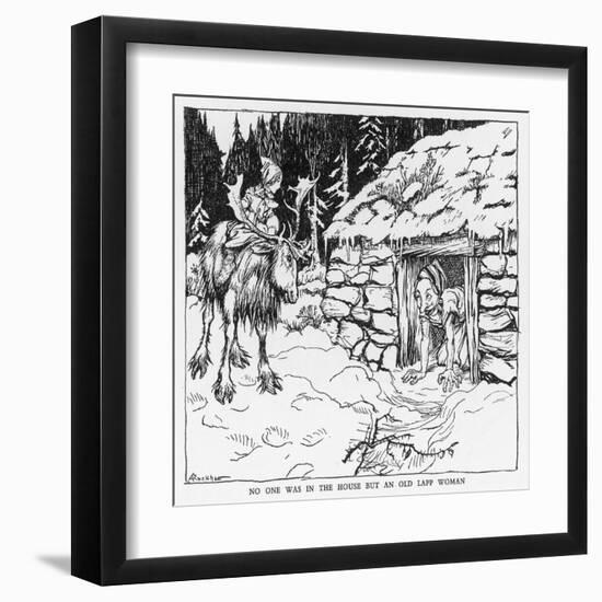 Snow Queen-Arthur Rackham-Framed Art Print