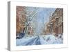 Snow, Remsen St. Brooklyn NY, 2012-Anthony Butera-Stretched Canvas