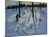 Snow, Rykneld Park, Derby, 2001-Andrew Macara-Mounted Giclee Print