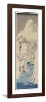 Snow Scene by the Fuji River, C. 1842-Utagawa Hiroshige-Framed Giclee Print
