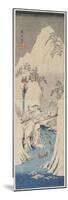 Snow Scene by the Fuji River, C. 1842-Utagawa Hiroshige-Mounted Giclee Print