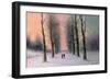 Snow Scene-Wanstead Park-Nils Hans Christiansen-Framed Giclee Print