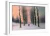 Snow Scene-Wanstead Park-Nils Hans Christiansen-Framed Giclee Print