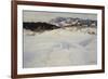 Snow scene with sledge, Fleksum, 1892 oil on board-Fritz Thaulow-Framed Giclee Print