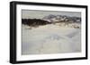 Snow scene with sledge, Fleksum, 1892 oil on board-Fritz Thaulow-Framed Giclee Print