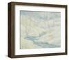 Snow Scene-John Henry Twachtman-Framed Art Print