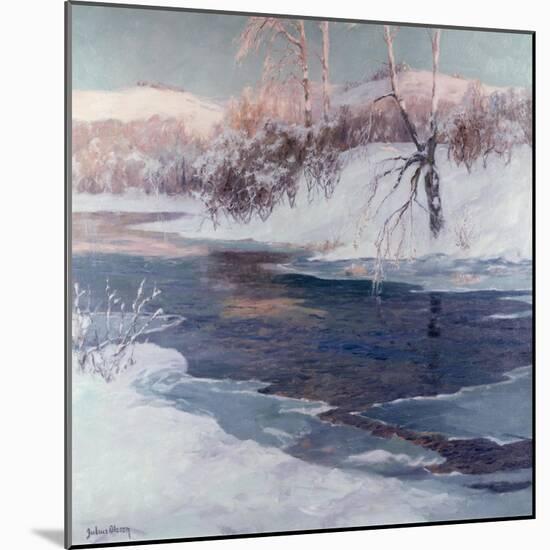 Snow Scene-Albert Julius Olsson-Mounted Giclee Print