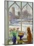 Snow Shadows and Cat-Timothy Easton-Mounted Giclee Print