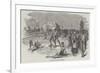 Snow-Shoe Hurdle-Race, at Montreal-null-Framed Giclee Print