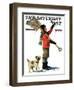 "Snow Shoveler," Saturday Evening Post Cover, January 3, 1931-Eugene Iverd-Framed Giclee Print