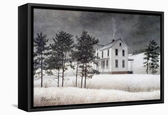 Snow Squall-David Knowlton-Framed Stretched Canvas