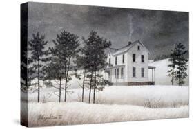 Snow Squall-David Knowlton-Stretched Canvas