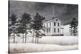 Snow Squall-David Knowlton-Stretched Canvas
