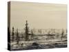 Snow Storm, Blizzard, Churchill, Hudson Bay, Manitoba, Canada-Thorsten Milse-Stretched Canvas