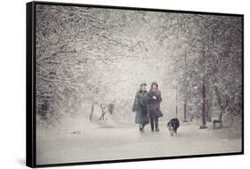 Snow storm charm-stanislav hricko-Framed Stretched Canvas