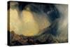 Snow Storm: Hannibal and His Army Crossing the Alps-J. M. W. Turner-Stretched Canvas