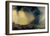 Snow Storm: Hannibal and His Army Crossing the Alps-J. M. W. Turner-Framed Giclee Print