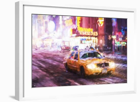 Snow Storm - In the Style of Oil Painting-Philippe Hugonnard-Framed Giclee Print