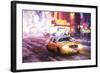 Snow Storm - In the Style of Oil Painting-Philippe Hugonnard-Framed Giclee Print