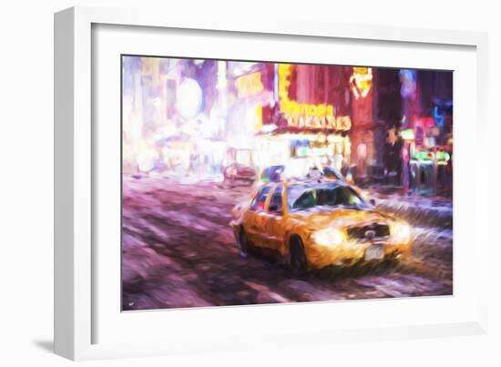Snow Storm - In the Style of Oil Painting-Philippe Hugonnard-Framed Giclee Print