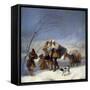 Snow Storm or Winter, 1786 (Oil on Canvas)-Francisco Jose de Goya y Lucientes-Framed Stretched Canvas