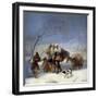 Snow Storm or Winter, 1786 (Oil on Canvas)-Francisco Jose de Goya y Lucientes-Framed Giclee Print