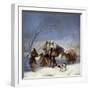 Snow Storm or Winter, 1786 (Oil on Canvas)-Francisco Jose de Goya y Lucientes-Framed Giclee Print