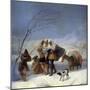 Snow Storm or Winter, 1786 (Oil on Canvas)-Francisco Jose de Goya y Lucientes-Mounted Giclee Print