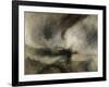 Snow Storm: Steam-Boat Off a Harbour's Mouth-J.M.W. Turner-Framed Giclee Print