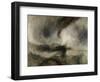Snow Storm: Steam-Boat Off a Harbour's Mouth-J.M.W. Turner-Framed Premium Giclee Print