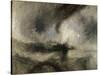 Snow Storm: Steam-Boat Off a Harbour's Mouth-J.M.W. Turner-Stretched Canvas