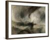 Snow Storm: Steam-Boat Off a Harbour's Mouth-J.M.W. Turner-Framed Giclee Print