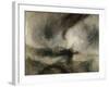 Snow Storm: Steam-Boat Off a Harbour's Mouth-J.M.W. Turner-Framed Premium Giclee Print