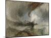 Snow Storm - Steam-Boat Off a Harbour's Mouth-J. M. W. Turner-Mounted Giclee Print