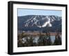 Snow Summit Ski Area in Big Bear Lake, California, Struggles to Make Artificial Snow-Adrienne Helitzer-Framed Premium Photographic Print