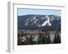 Snow Summit Ski Area in Big Bear Lake, California, Struggles to Make Artificial Snow-Adrienne Helitzer-Framed Premium Photographic Print