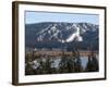 Snow Summit Ski Area in Big Bear Lake, California, Struggles to Make Artificial Snow-Adrienne Helitzer-Framed Photographic Print