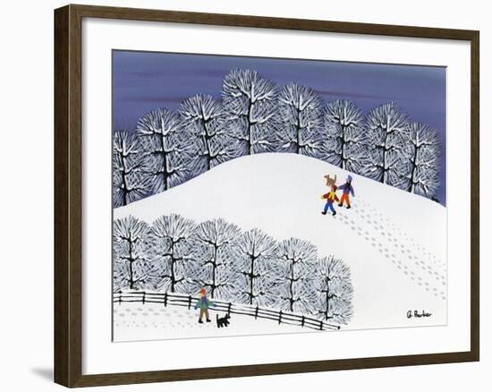 Snow Treck-Gordon Barker-Framed Giclee Print