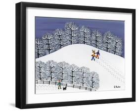 Snow Treck-Gordon Barker-Framed Giclee Print